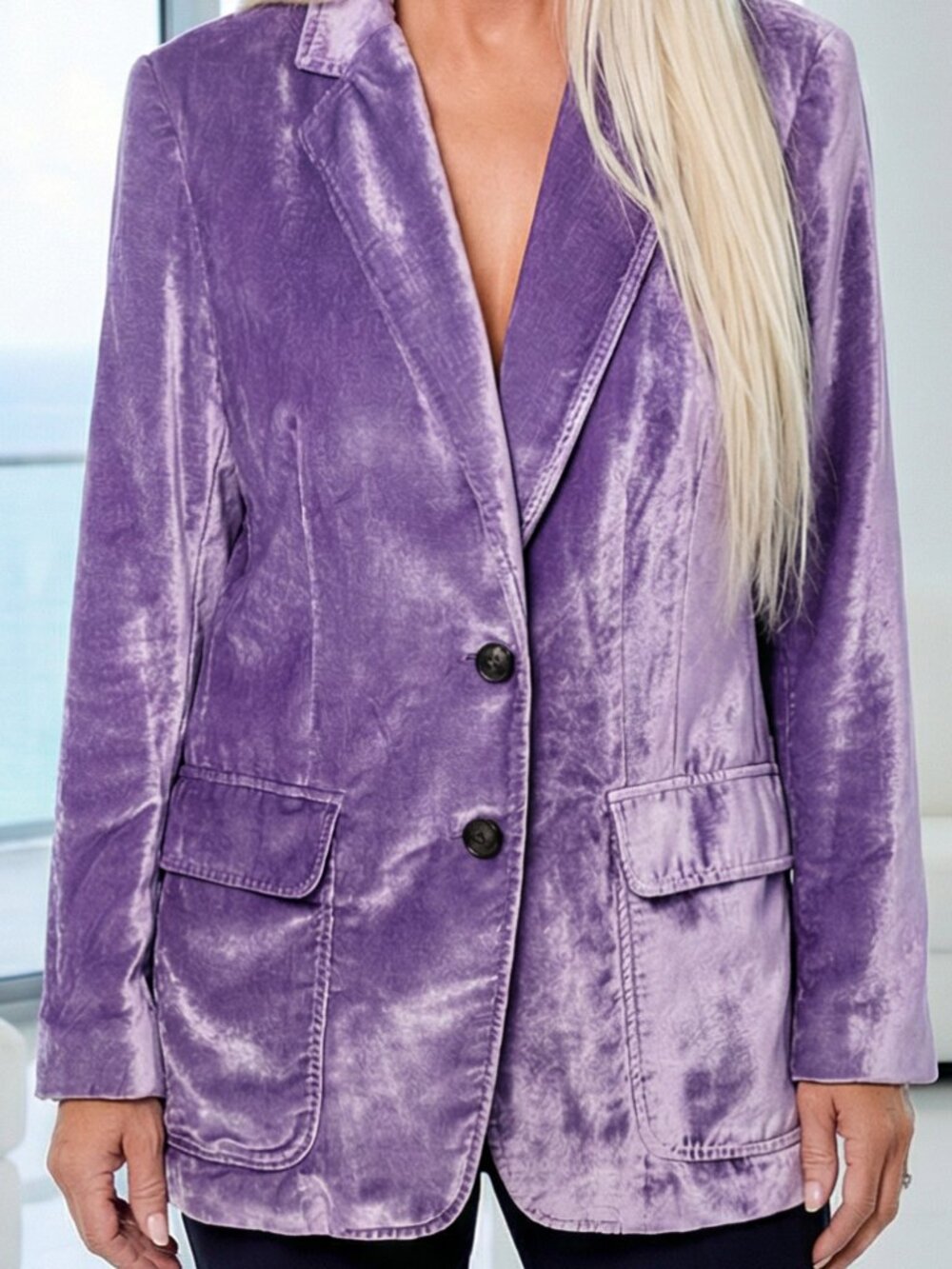 $650 RAG & BONE Cody velvet Blazer 2